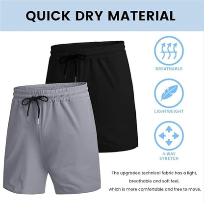 Combo of 3 Men's Cotton Polyester Shorts