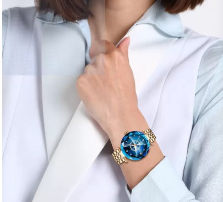 Women's Beautiful Diamond Shape Watch